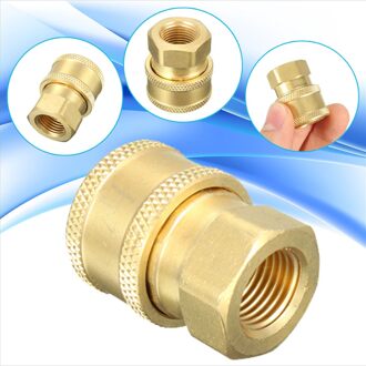 1/4 ''Quick Release Tuin Hogedrukreiniger Slang Connector Adapter Kranen Wassen Sproeier Connect Fitting Te BSP 1/4 Vrouwelijke