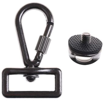 1/4 "Schroef Metal Aansluiten Haak Adapter Voor Dslr Slr Camera Schouder Sling Quick Neck Strap Belt Bag Case Accessoires kit type B