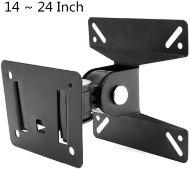 1-4 Stuks 10Kg Universele Verstelbare Tv Muurbeugel Ondersteuning 180 Graden Rotatie Voor 14 - 27 inch Lcd Led Flat Panel Tv 4stk