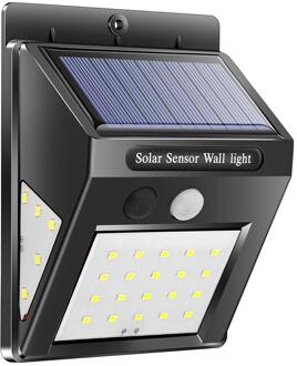 1-4 Stuks Pir Motion Sensor 30 Led Solar Light Outdoor Zonne-energie Led Tuin Licht Waterdicht Emergency Muur lamp 1stk 40 LED