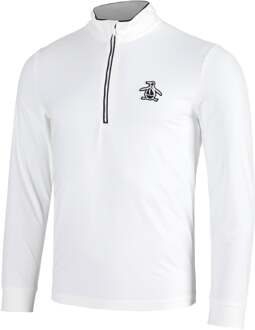 1/4 Zip Technical Trainingsjack Heren-Wit - S,M,L,XL,XXL
