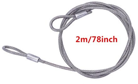 1.4M/1.8M/2M Vervanging Home Gym Kabel Multifunctionele Staaldraad Voor Zware Gewicht lift Katrol Systeem Accessoires