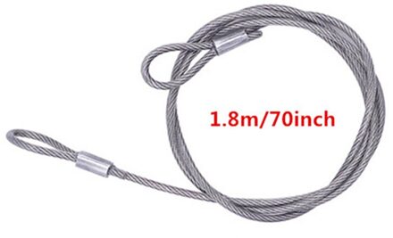 1.4M/1.8M/2M Vervanging Home Gym Kabel Multifunctionele Staaldraad Voor Zware Gewicht lift Katrol Systeem Accessoires