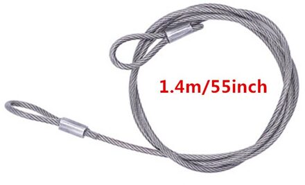 1.4M/1.8M/2M Vervanging Home Gym Kabel Multifunctionele Staaldraad Voor Zware Gewicht lift Katrol Systeem Accessoires