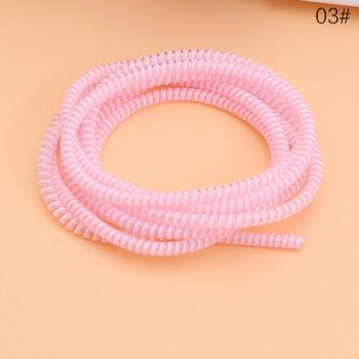 1.4M Kabelhaspel Draad Case Datalijn Usb Opladen Wire Cord Voor Oortelefoon Oplader Kabel 03