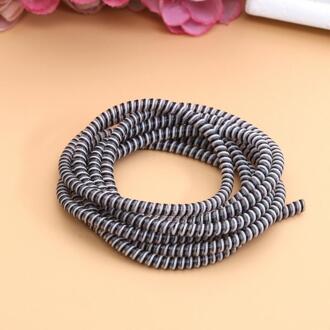 1.4M Kabelhaspel Draad Case Datalijn Usb Opladen Wire Cord Voor Oortelefoon Oplader Kabel 07