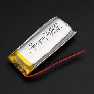 1-4P 3.7V 1000Mah Lithium Polymer Oplaadbare Batterij Li-Po 102050 Li-Ion Cellen Voor Bluetooth luidspreker Gps Navigator Dvr Dvd Pad 102050 1000mAh 1stk