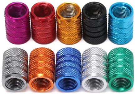 1/4Pcs 2020 Hot Universal Dustproof Aluminium Alloy Bicycle Cap Wheel Tire Covered Car Truck Tube Tyre Bike Accessories Dropship