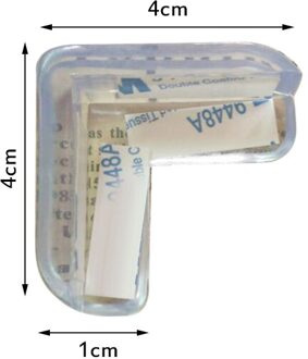 1/4Pcs Baby Silicone Veiligheid Protector L Vorm Tafel Hoek Bescherming Van Kinderen Anti-Collision Rand Hoeken guards Cover 1stk