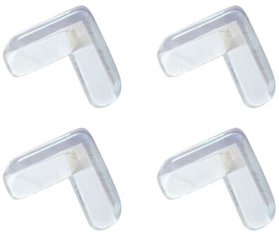 1/4Pcs Baby Silicone Veiligheid Protector L Vorm Tafel Hoek Bescherming Van Kinderen Anti-Collision Rand Hoeken guards Cover 4stk