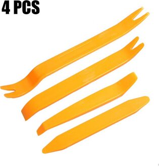 1/4Pcs Car Audio Demontage Gereedschap Plastic Koevoet Deur Panel Demontage Pry Panel Interieur Clip Crowbar 4stk