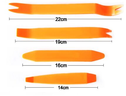 1-4Pcs Car Audio Demontage Gereedschap Plastic Koevoet Deur Panel Demontage Pry Panel Interieur Clip Rocker 4stk