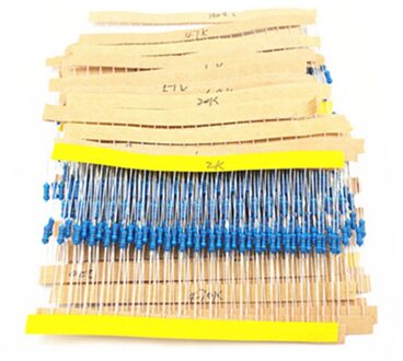 1 / 4W Metal Film Weerstand Pakket 1% 20 Soorten Veelgebruikte Weerstand Waarde Elke 20 Stuks Totaal 400 Stuks