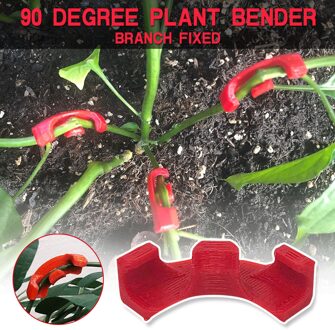 : 1/5/10/35Pcs Bocht De Plant Clips 90 Graden Plant Bender Lage Stress Training En rode Planten Training Gebogen Plant Holder 10stk