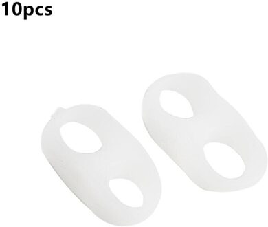 1/5/10 Pcs Siliconen Gel Voet Vingers Twee Hole Teen Separator Duim Valgus Beschermer Bunion Regelaar Hallux Valgus Guard voeten Zorg 10stk