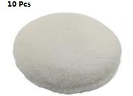 1/5/10 Stuks Set Wol Bal Polijsten Plaat Auto Polijsten Waxen 5Inch 125Mm Ronde Wol wiel Zelfklevende Massaal Wolvilt 10 stk