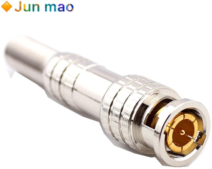 1/5/10pcs JR-B25 Male Solderless BNC Connector For CCTV Camera System Solder Less Twist Spring BNC Connector Jack for Coaxial