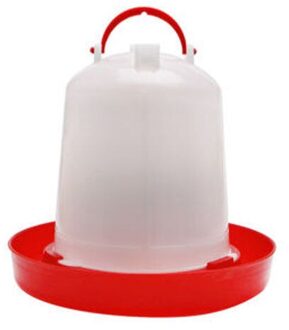 1.5/2.5/4L Herbruikbare Plastic Voedsel Feeder Kip Kuiken Kip Gevogelte Deksel Handvat Boerderij Dier Voeden Gieter Farm dier Benodigdheden 4000ml