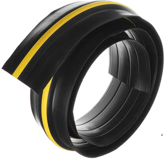 1.5-2.7M Garage Door Bottom Seal Weather Stripping Rubber Seal Strip Electric Door Bottom Seal Water Noise Seal Bumper Strip