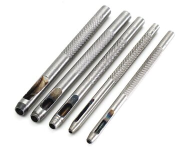 1.5-4Mm 5 Stks/set Staal Lederen Punch Gat Craft Hollow Puncher Riem Leathercraf Tool Set Met Een Box1.5/2.0/3.0/3.5/4.0Mm