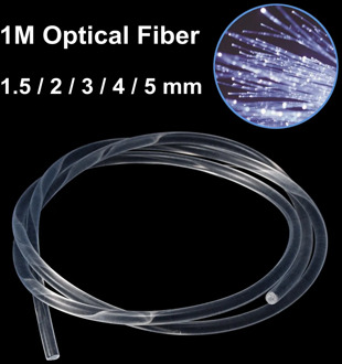 1.5-5mm 1M Side Glow Optic Fiber Light Car Indoor Opitcal Cable Ceiling Lighting Night Lights Christmas Party Decoration
