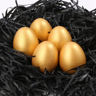 1/5/6/10 Pcs Simulatie Paaseieren Houten Nep Eieren 2.3 Inch Solid Eieren Diy Craft Kids favor Pasen Party Home Decor 5stk