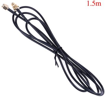 1.5/9M Standaard RP-SMA Man-vrouw Mf Jack Wifi Antenne Verlengkabel Lead Draad Vergulde pro Levert 1.5m