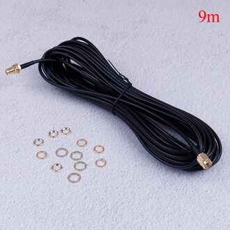 1.5/9M Standaard RP-SMA Man-vrouw Mf Jack Wifi Antenne Verlengkabel Lead Draad Vergulde pro Levert