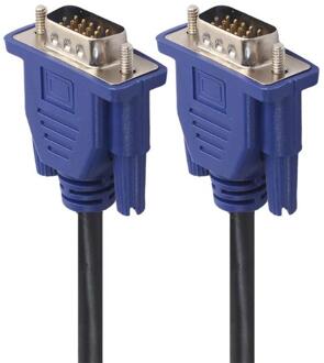 1.5 m/3 m/5 m VGA Verlengkabel HD 15 Pin Male naar Male VGA Kabels Cord draad Lijn Koperen Kern voor PC Computer Monitor Projector 5m