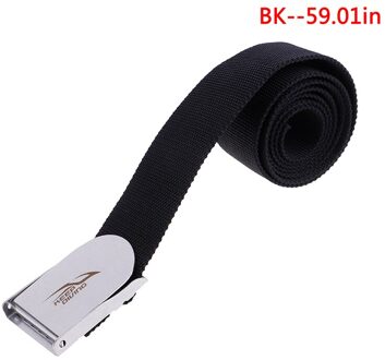 1.5 m Duiken Gewicht Riem Met Roestvrij Stalen Gesp BCD Accessoires Duikuitrusting zwart