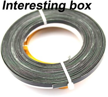 1*5 Mm Kleur Aluminium Riem Diy Kleine Productie Materiaal Handgemaakte Aluminium Spoel Kleur Aluminium Strip Fun Science Diy zwart