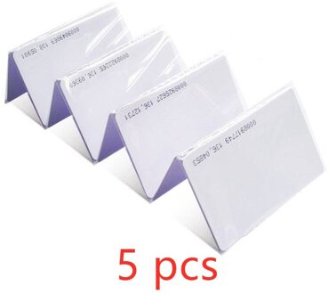 1/5 Pcs Duplicator Kopie 125Khz TK4100 EM4100 Rfid Card Lezen Alleen Met Serienummer Id-kaart Toegangscontrole Keyfobs clone Kaart 5 stk