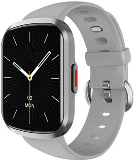 1.57Inch Slimme Horloge Mannen/Vrouwen HW13 Smart Horloge Vrouwen Hart-Rate Monitor Full Screen-Touch Fitness band Bluetooth Smartwatch grijs