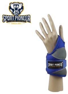 1.5Kg Dragende Handschoenen Running Sport Gebonden Hand Zandzak Onzichtbare Gewicht Handschoenen blauw