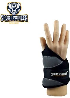 1.5Kg Dragende Handschoenen Running Sport Gebonden Hand Zandzak Onzichtbare Gewicht Handschoenen zwart