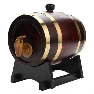 1.5L /3L/5L/10L Wine Barrel Vintage Wood Oak Timber Wine Barrel for Beer Whiskey Rum Port Oak Timber Wine Barrel