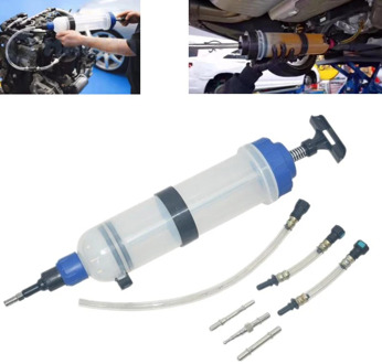 1.5L Oil Gearbox Diff Coolant Fluid Extractor Insertion Transfer Syringe 1500cc