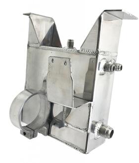 1.5L Onder Carfuel Surge Tank Universal Voor 044 Pompen Mount, Zilver