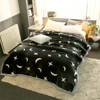 1.5M * 2M Dubbele Laag Winter Dekens Voor Bedden Super Zachte Pluizige Gewogen Warm Dikke Nertsen Deken Dubbele bed Winter Dikke Deken 02