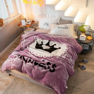 1.5M * 2M Dubbele Laag Winter Dekens Voor Bedden Super Zachte Pluizige Gewogen Warm Dikke Nertsen Deken Dubbele bed Winter Dikke Deken 04