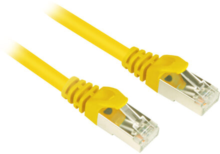 1.5m Cat.6 S/FTP netwerkkabel 1,5 m Cat6 S/FTP (S-STP) Geel