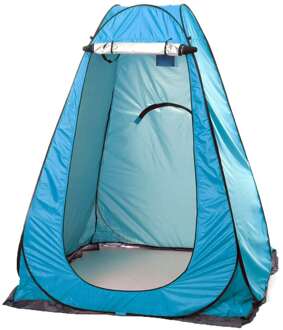 1.5M Draagbare Pops-Up Tent Outdoor Douche Bad Veranderende Paskamer Camping Dressing Onderdak Strand Privacy Wc Tent met Zak leger groen