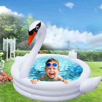 1.5M Grote Zwembaden Voor Baby Opblaasbare Ronde Zwemmen Zwembad Bad Zwemmen Tubs Pasgeboren Verdikking Kinderen Cartoon Draagbare Bad