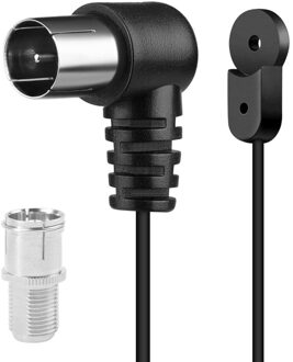 1.5M Indoor Fm Antenne Antena 75 Ohm Unbal Voor Yamaha Onkyo Marantz, Pioneer, Sony, jvc Samsung Stereo Ontvanger F Type Man