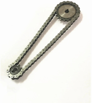 1.5m Length 08B Drive Chain,20 Teeth 08B Big Sprocket And 10 Teeth 08B Small Sprocket Transmmission Wheel