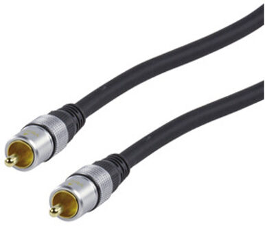1.5m RCA M/M audio kabel 1,5 m Zwart