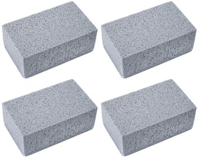 1-5Pcs Barbecue Grill Schoonmaken Baksteen Blok Bbq Schoonmaken Steen Koken Rekken Vlekken Vet Cleaner Bbq Gereedschap Siert gadgets 4stk