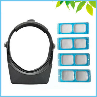 1.5X 2X 2.5X 3.5X Optivisor Headset Horlogemaker Reparatie Vergrootglas Hoofd Dragen Vergrootglas Hoofdband Eye Loep