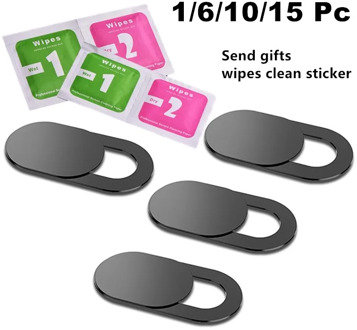 1/6/10/15pcs webcam cover Privacy Sticker Magnet Slider Camera Cover Universal Antispy For iPad iPhone Web Laptop PC Tablet