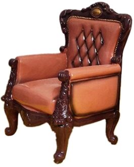 1/6 Schaal Antieke Miniatuur Sofa Meubels Voor 12 ''Action Figures Accessoires bruin